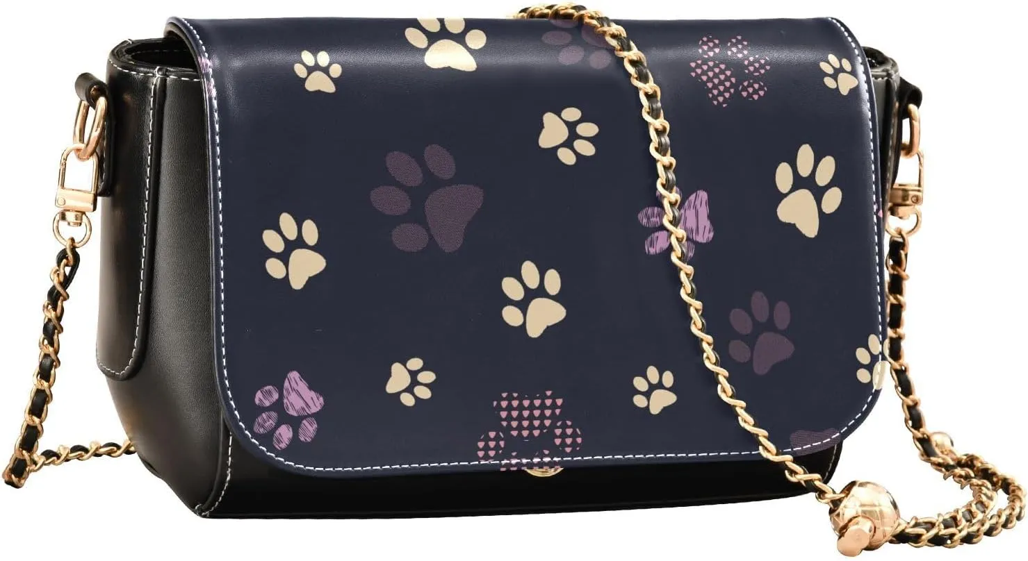 Crossbody Bags for Women Trendy Women's Black Shoulder Bag Small PU Leather Flap Cross Body Bag Handbags