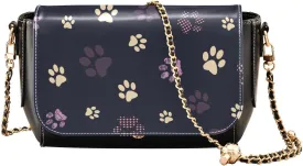 Crossbody Bags for Women Trendy Women's Black Shoulder Bag Small PU Leather Flap Cross Body Bag Handbags