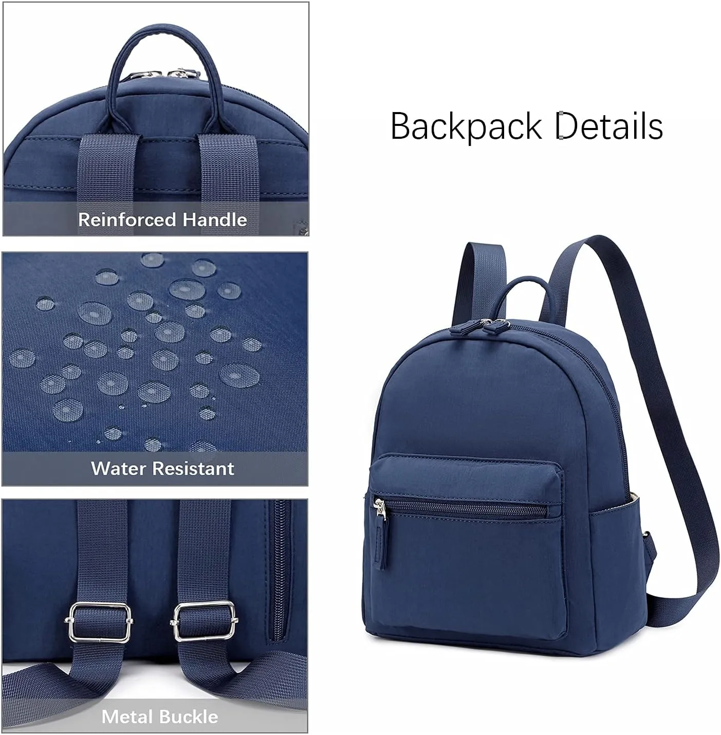 ecodudo Mini Backpack Purse for Women Teen Girls Small Fashion Bag