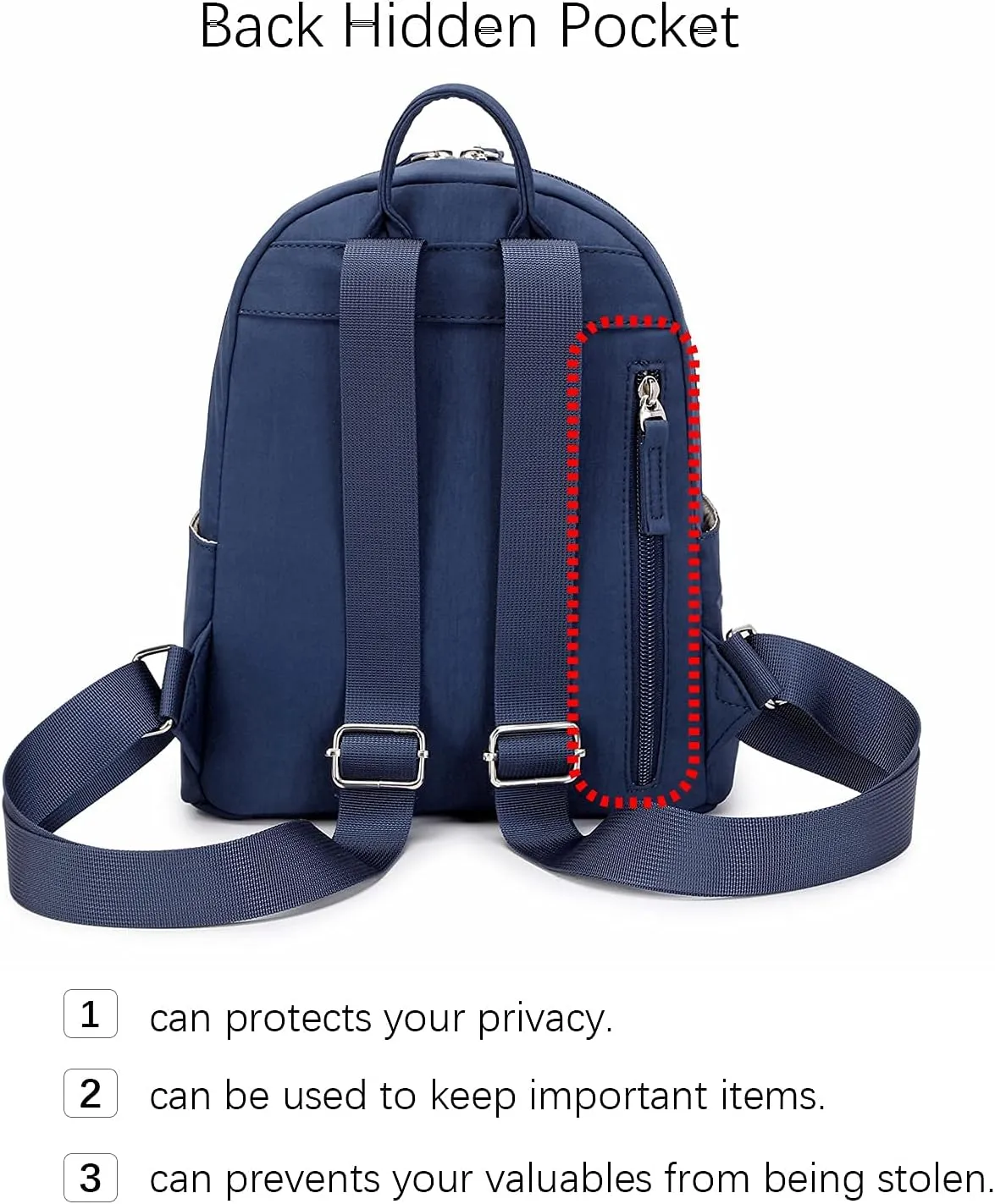 ecodudo Mini Backpack Purse for Women Teen Girls Small Fashion Bag