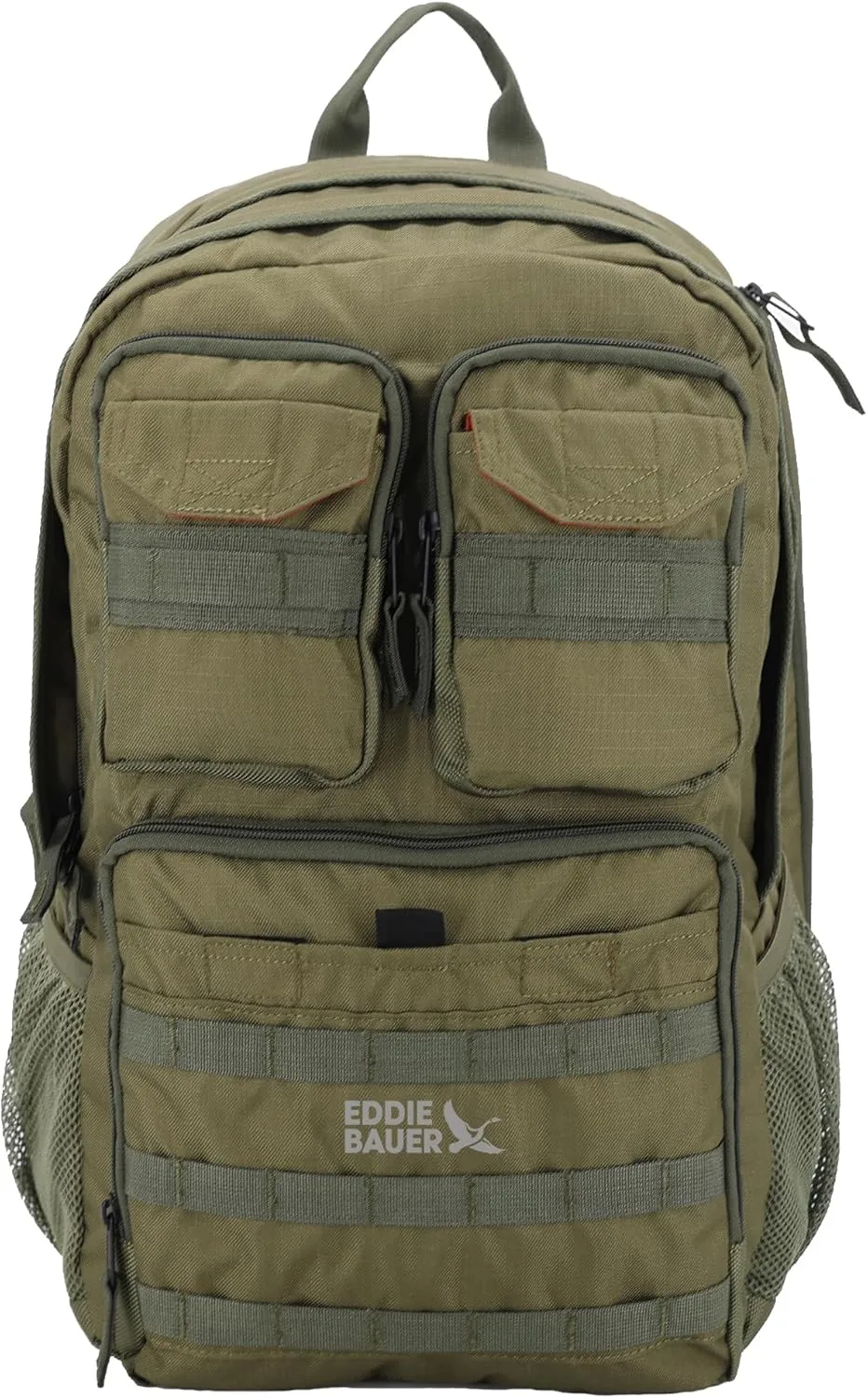 Eddie Bauer Cargo Tactical Backpack | Adventure | Heavy Duty | Outdoor | Water Resistant | 600D Polyester, Moss Grey, 30L