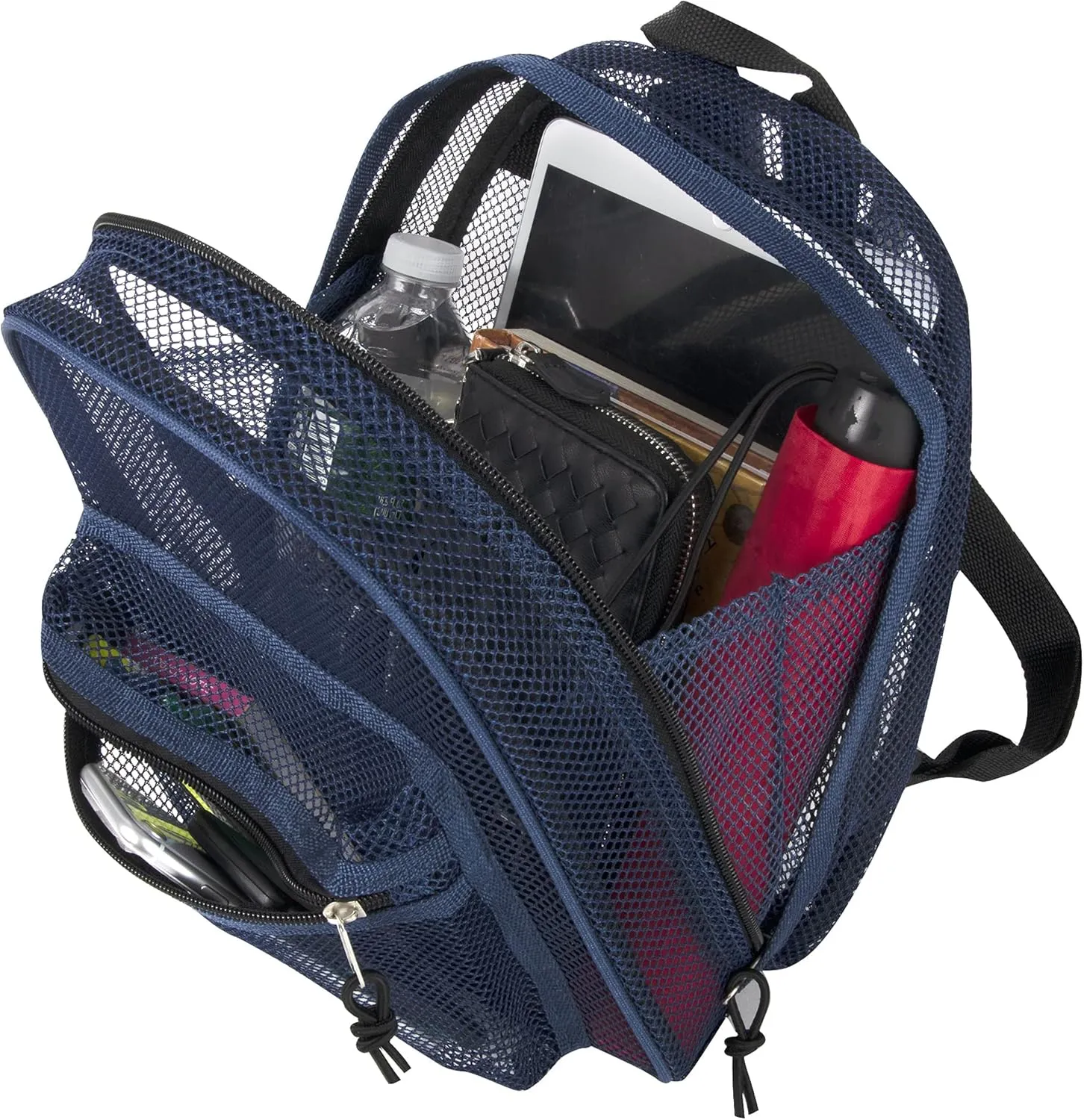 Mini Mesh Backpack for Women, Girls for School, Beach Toys, Pool, Swimming Gear; Mini Transparent Backpacks