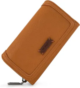 Montana West Wrangler Wallet for Women Minimalist Clutch Wristlet Purse RFID Blocking Credit Card Holder