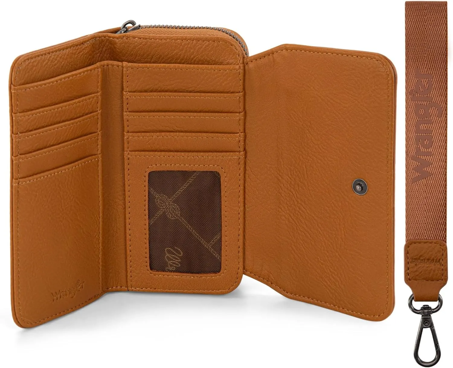 Montana West Wrangler Wallet for Women Minimalist Clutch Wristlet Purse RFID Blocking Credit Card Holder