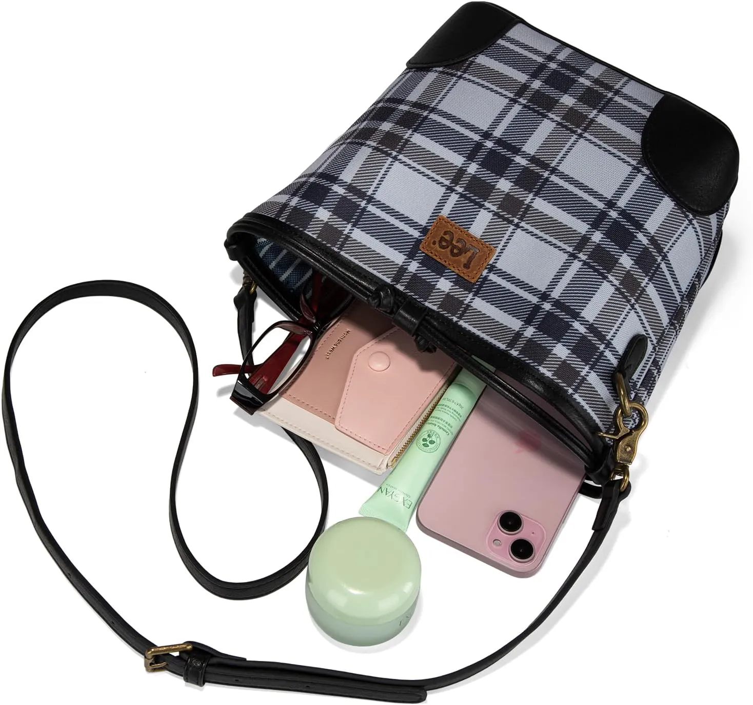 Montana West x Lee Bucket Bags for Women Drawstring Hobo Bags with Crossbody Strap