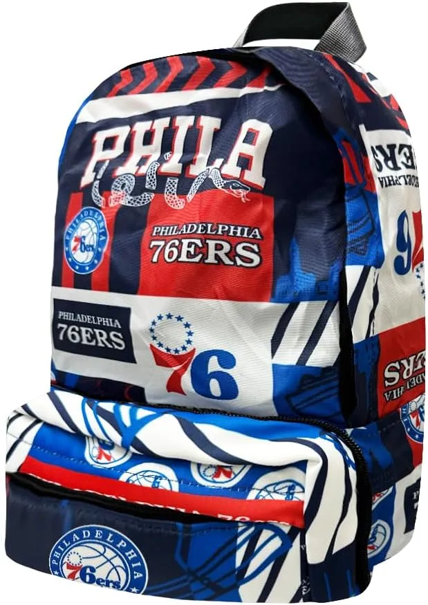 Pro Specialties Group Philadelphia 76ers Transformable 2-in-1 Mini Backpack: Convertible, Stylish, water-resistant travel belt bag.