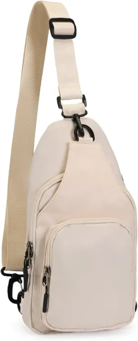 Sling Bag for Men Women, Small Crossbody Bag Trendy, Water Resistant Fanny Pack Running Phone Holder for Travel