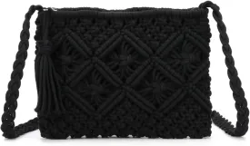 Womens Handwoven Crossbody Purse Summer Beach Clutch Purses Woven Handmade Shoulder Handbag